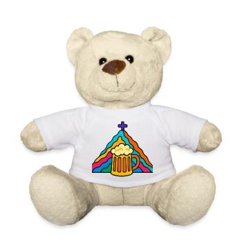 Regenbogen Bier Gipfel - Teddy - Weiß - Vorne