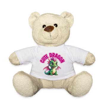 Niedlicher Drache - Teddy - Weiß - Vorne