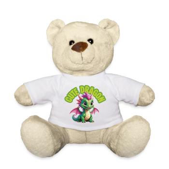 Niedlicher Drache - Teddy - Weiß - Vorne