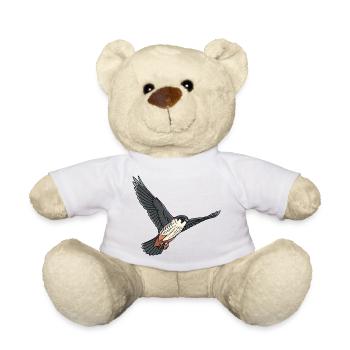 Faucon arboricole oiseau de proie - Nounours - blanc - Devant