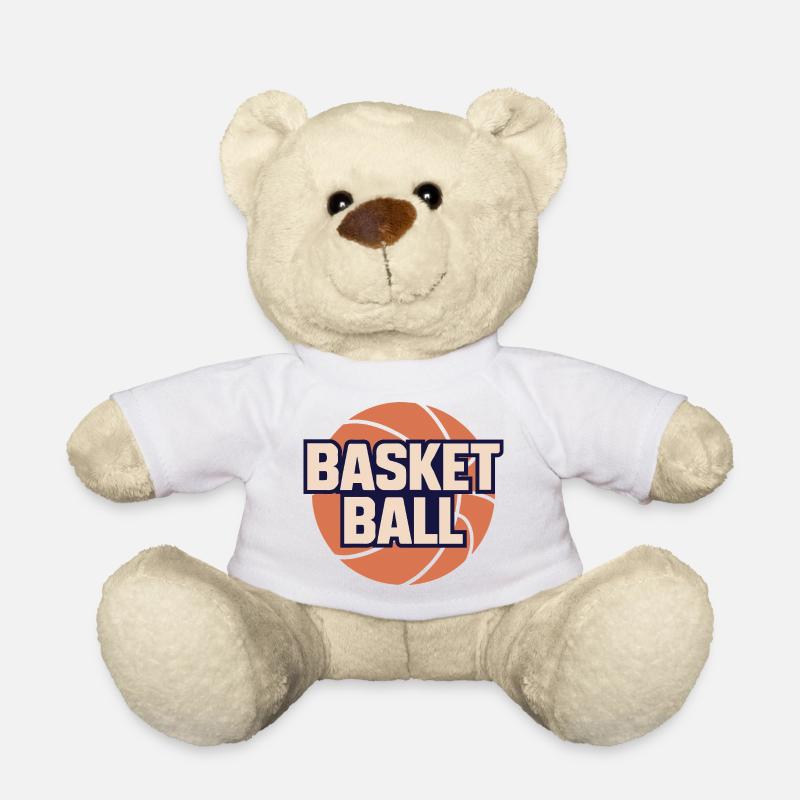 Design de ballon de basket dynamique - Nounours - blanc
