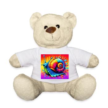 Schnecke - Teddy - Weiß - Vorne