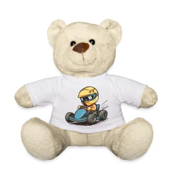 Karting Go-Kart - Teddy Bear - white - Front