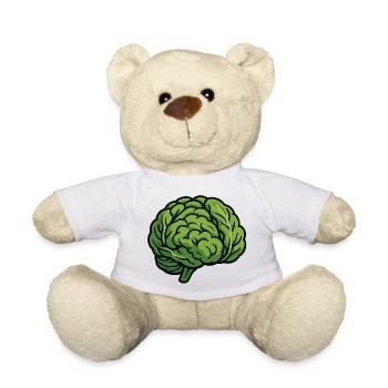 Cerveau de laitue - Nounours - blanc - Devant