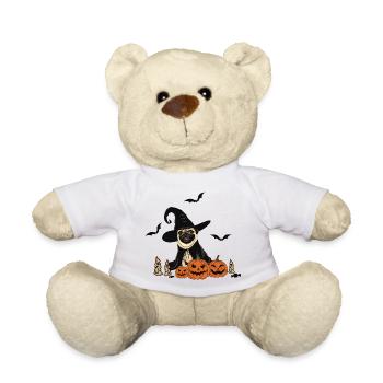 Hunde-Halloween - Teddy - Weiß - Vorne