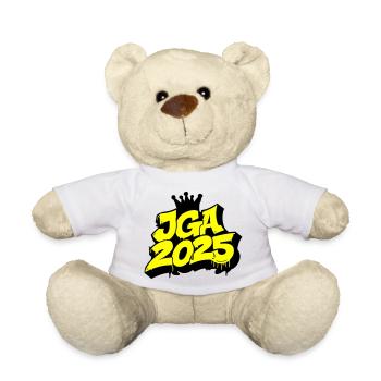Enterrement de vie de garçon 2025 Enterrement de vie de garçon - Nounours - blanc - Devant