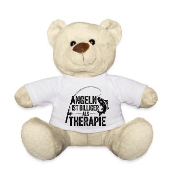 Cadeau de pêcheur Idée cadeau parfaite - Nounours - blanc - Devant