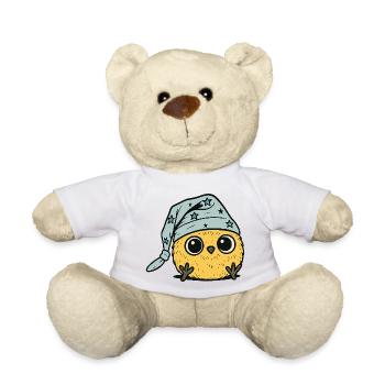 Casquette Chick Star Design Kawaii - Nounours - blanc - Devant