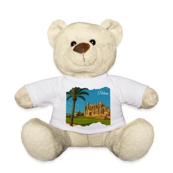 Mallorca Palma Cathedral - Teddy Bear - white - Front