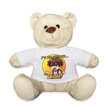 Chibi Anime Criant et Fier - Nounours - blanc - Devant