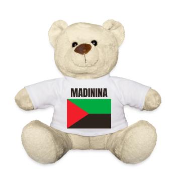 Madinina Martinique flag t-shirt - Teddy Bear - white - Front
