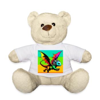 dragon - Nounours - blanc - Devant
