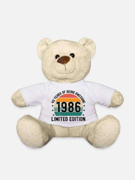 40 Years Of Being Awesome 1986 Limited Edition - Teddy - Weiß
