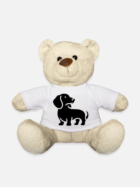 Teckel - Nounours - blanc