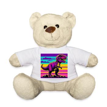 Dinosaurier - Teddy - Weiß - Vorne