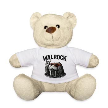 Walrock – Le morse à bascule avec des lunettes de soleil - Nounours - blanc - Devant