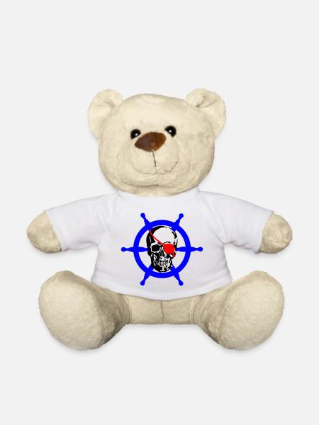 Pirat - Teddy - Weiß