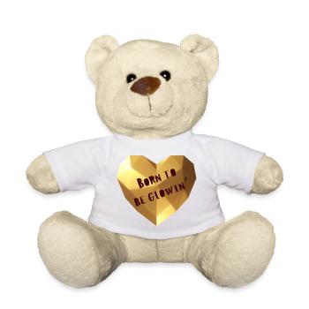 Geboren, um zu leuchten - Teddy - Weiß - Vorne