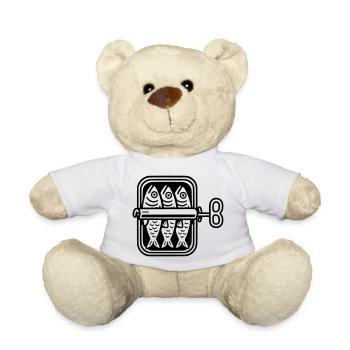 sardinen dose - Teddy - Weiß - Vorne