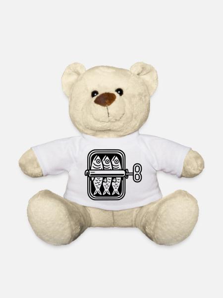 Les sardines peuvent - Nounours - blanc