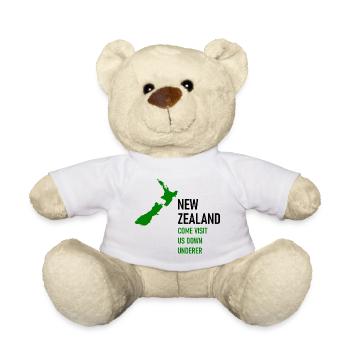 Nouvelle-Zélande - Venez nous rendre visite en dessous de l’océan - Nounours - blanc - Devant