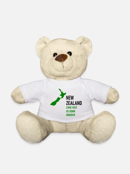 New Zealand - Come visit us down underer - Teddy - Weiß