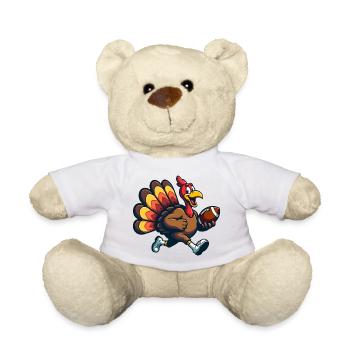 Thanksgiving Football Truthahn - Teddy - Weiß - Vorne