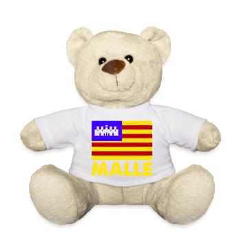 Kastellflagge MALLE Signatur - Teddy - Weiß - Vorne