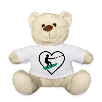 Heart Wakeboard – Water Passion - Nounours - blanc - Devant