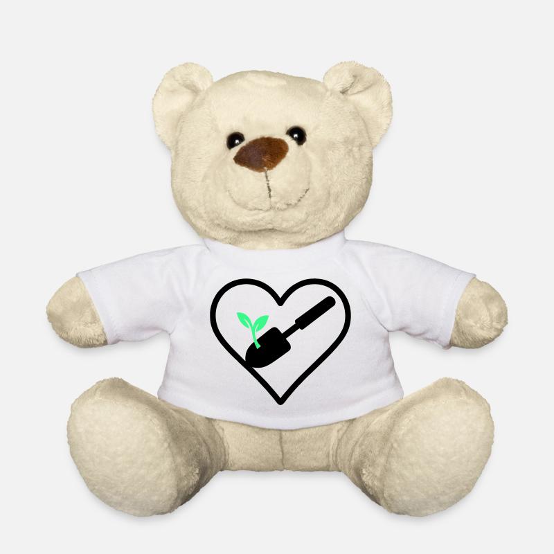 Cœur du jardinage – Passion verte - Nounours - blanc