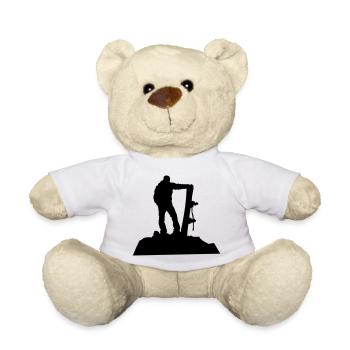 Snowboarder - Teddy - Weiß - Vorne