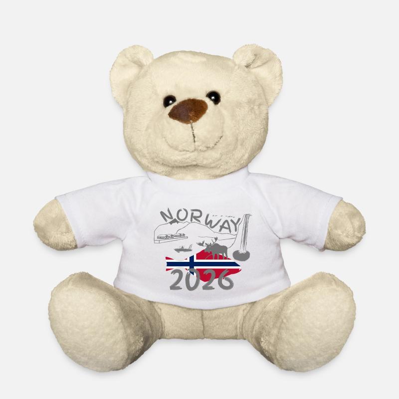 Norwegen 2026 Heilbutt mit Bergen und Elch Angeln - Teddy - Weiß