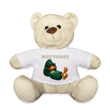 Not Today Duck Sunglasses, Not Today, Duck - Teddy Bear - white - Front