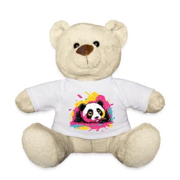 Panda Farbsplash - Teddy - Weiß - Vorne