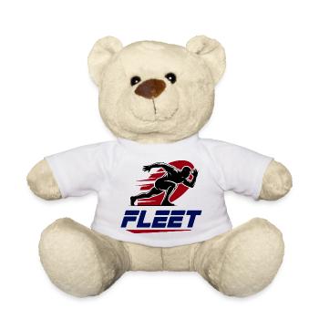 Emblème du Fleet Racer - Nounours - blanc - Devant