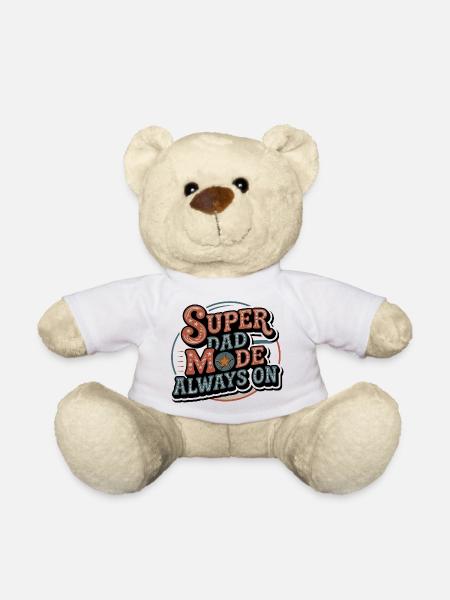 Super Dad Modus Immer Aktiv - Teddy - Weiß
