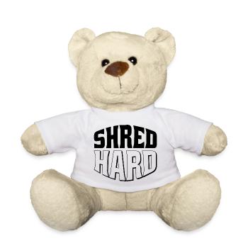 Shred Hard Snowboard Style - Teddy - Weiß - Vorne