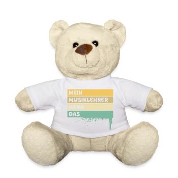 Beruf Musiklehrer - Teddy - Weiß - Vorne