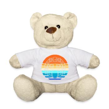 Inca Mayan calendar aztec - Teddy Bear - white - Front