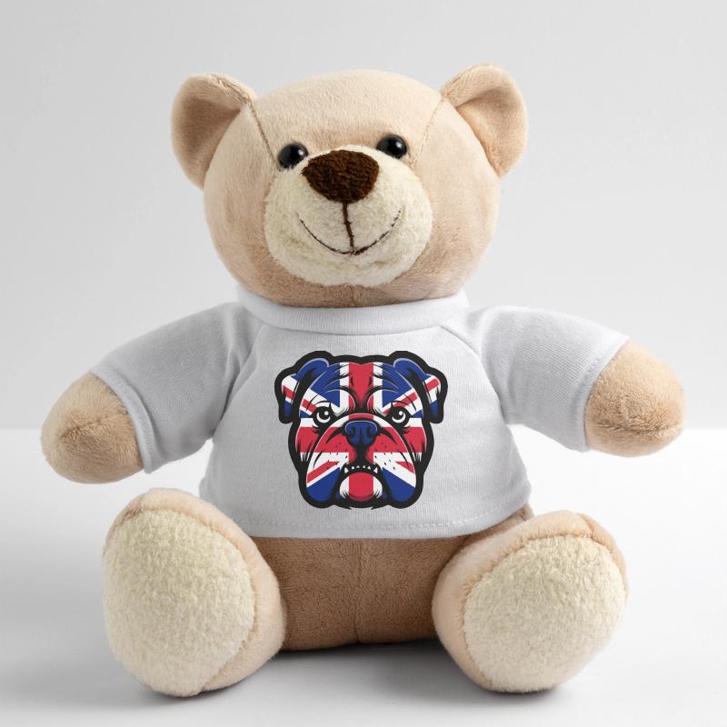 Portrait du bouledogue Union Jack Nounours