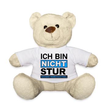 Nicht, sondern Meinungsstabil - Teddy - Weiß - Vorne
