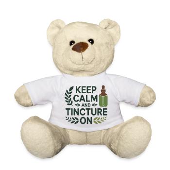 Herbalist Keep Calm And Tincture On Professional - Teddy Bear - white - Front