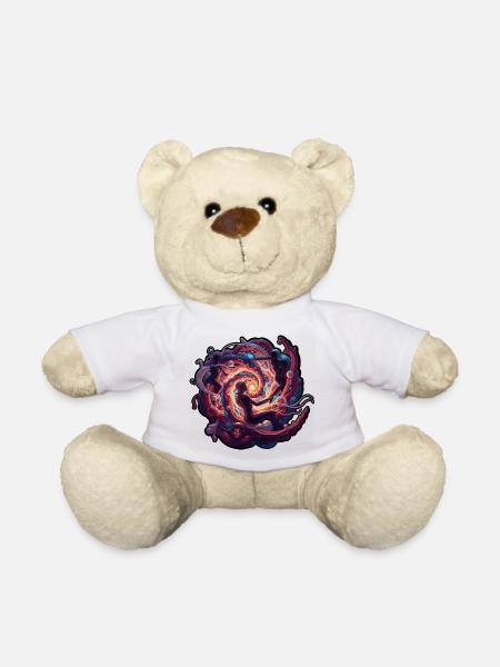 Tanzender kosmischer Wirbel - Teddy - Weiß