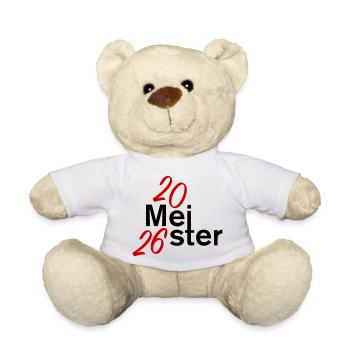 Meister 2026 Meisterschaft - Teddy - Weiß - Vorne