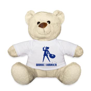 BANK A HANKA - blue - - Teddy - Weiß - Vorne