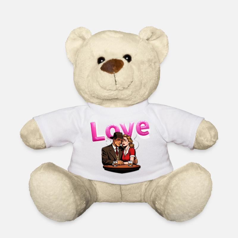 Amour + Amants - Nounours - blanc
