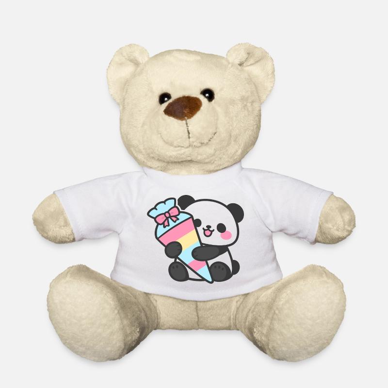 1st Grade Panda School Enrollment Gift 2026 - Teddy Bear - white