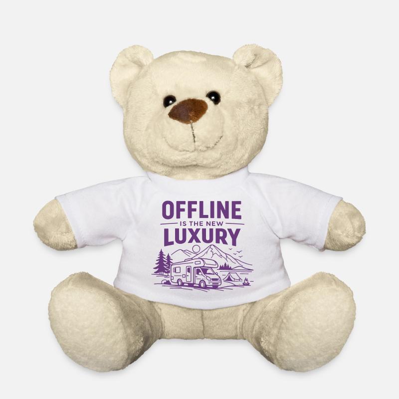 Offline ist der neue Luxus – Camper Szene - Teddy - Weiß