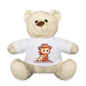Not Feeling Very YEEHAW - Teddy Bear - white - Front