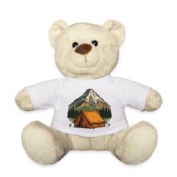 Bergzelt Abenteuer Landschaft - Teddy - Weiß - Vorne